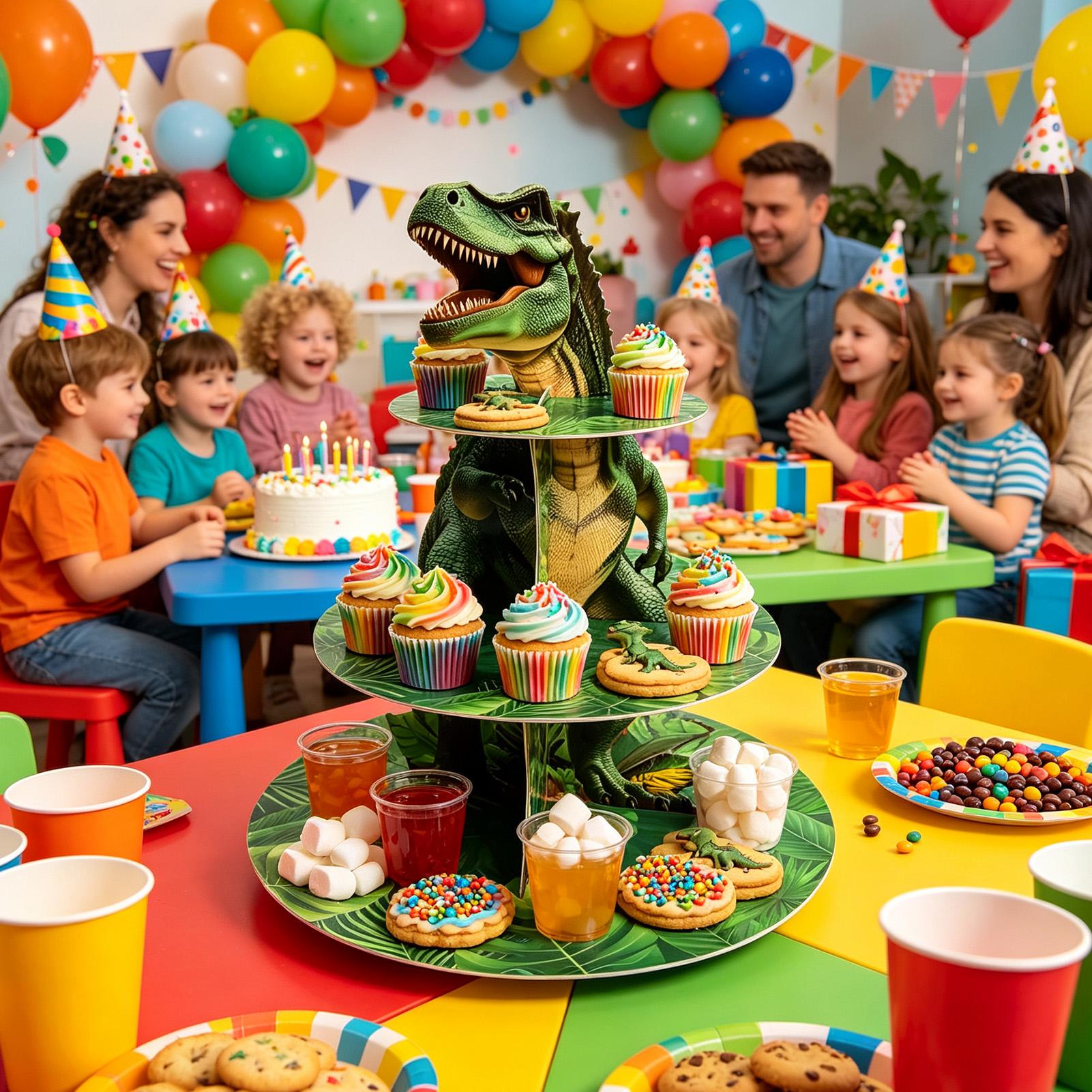 Cupcake Stand 3 Tiers Dinosaur - Cupcake Stand Tier recension och pris