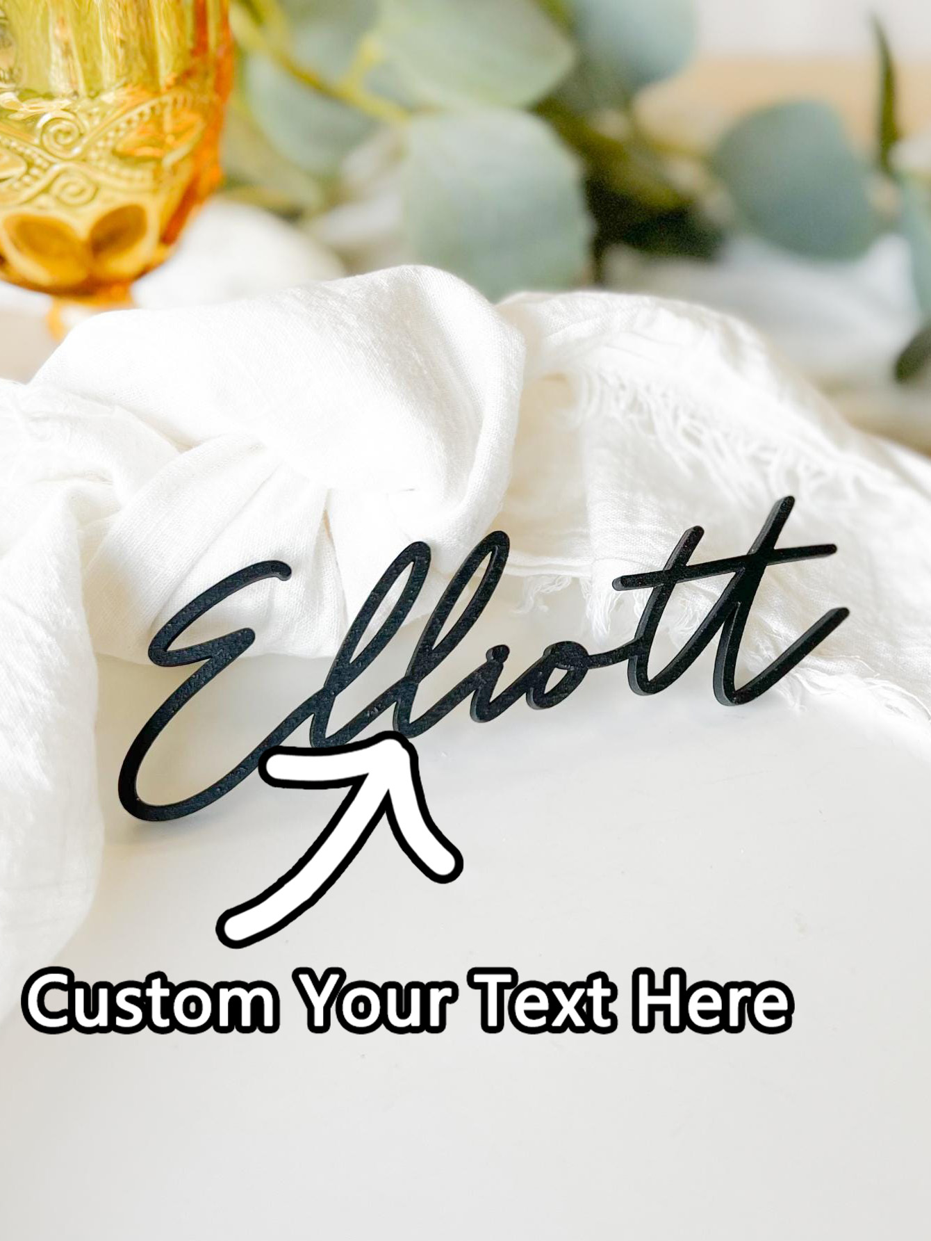1PC Custom Seat Card - Persona - Event & Party Supply Photos recension och pris