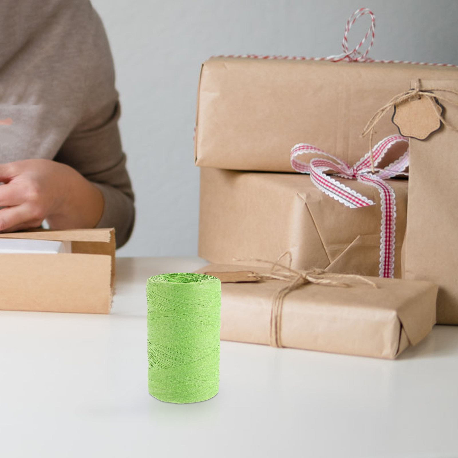Raffia Paper Ribbon Colored Pa - Papercraft Supply Ribbon recension och pris