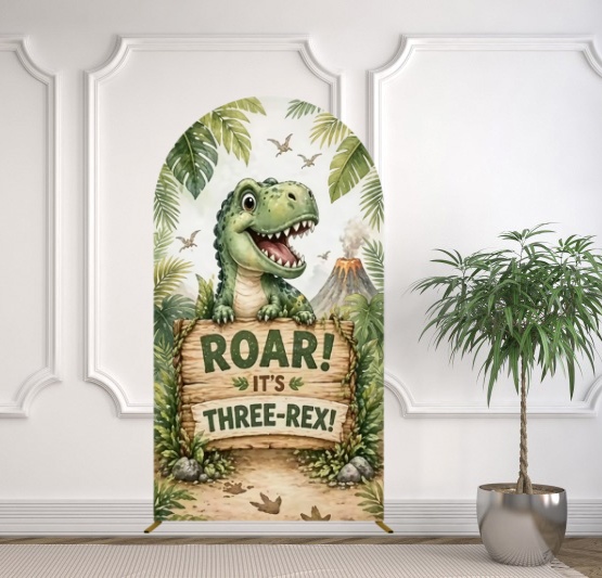 Yeele Dinosaur Themed Arch Cov - Dessert Table Backdrop recension och pris
