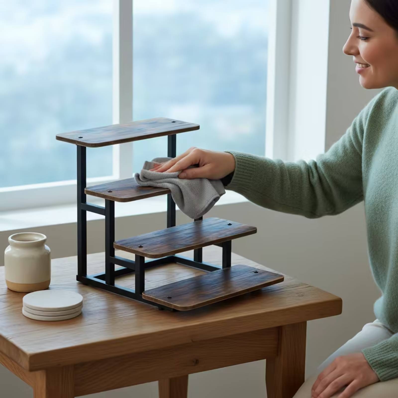4-Tier Display Stand Tabletop  - Cupcake Stand Tier recension och pris