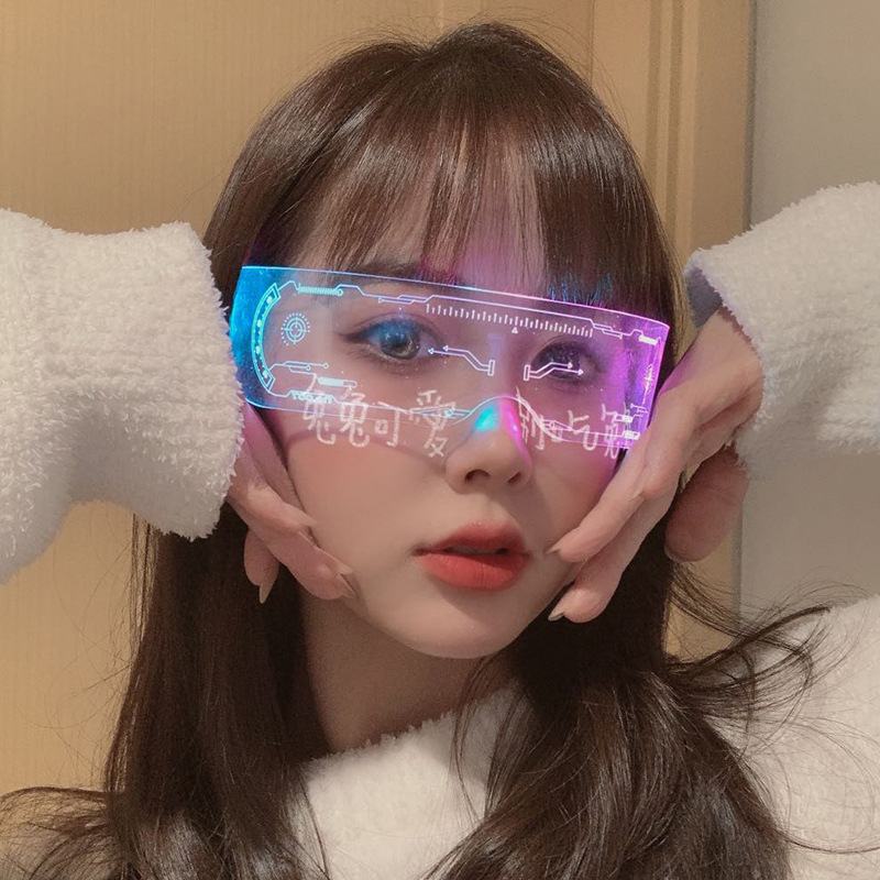 LED Luminous Colorful Sunglass - Neon Sign Party recension och pris