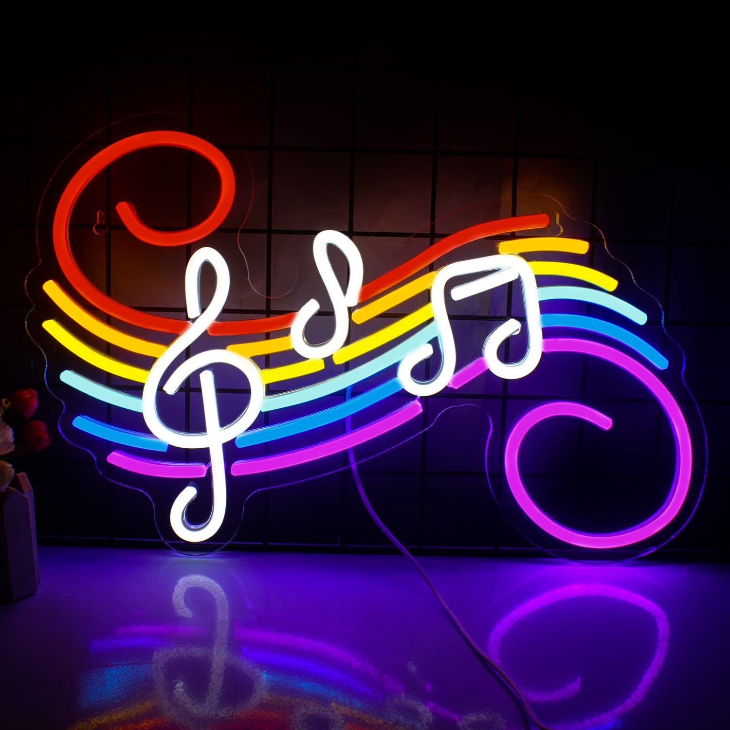 Music Notes Neon Sign Customiz - Neon Sign Party recension och pris