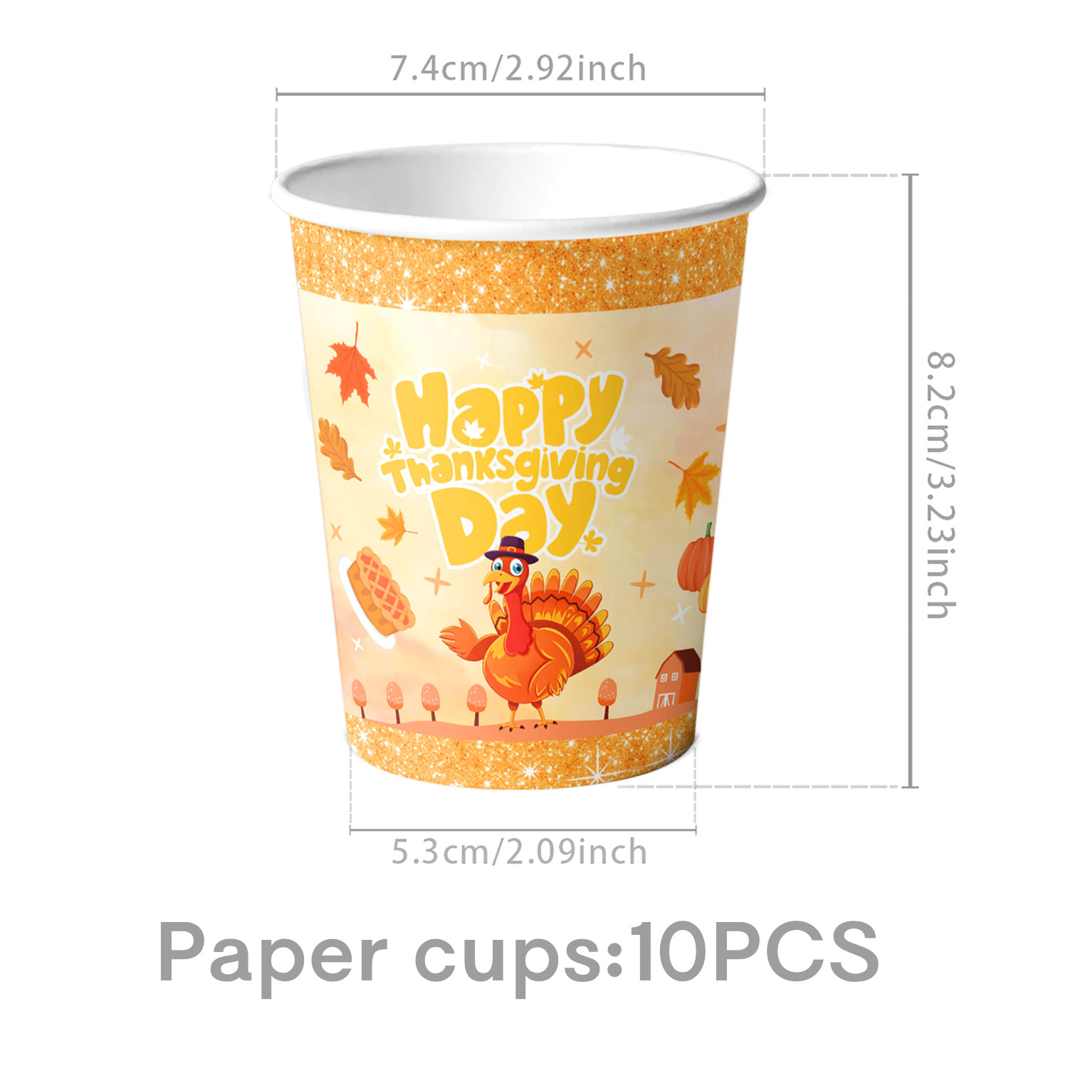 Happy Thanksgiving Disposable  - Table Cloth Disposable recension och pris
