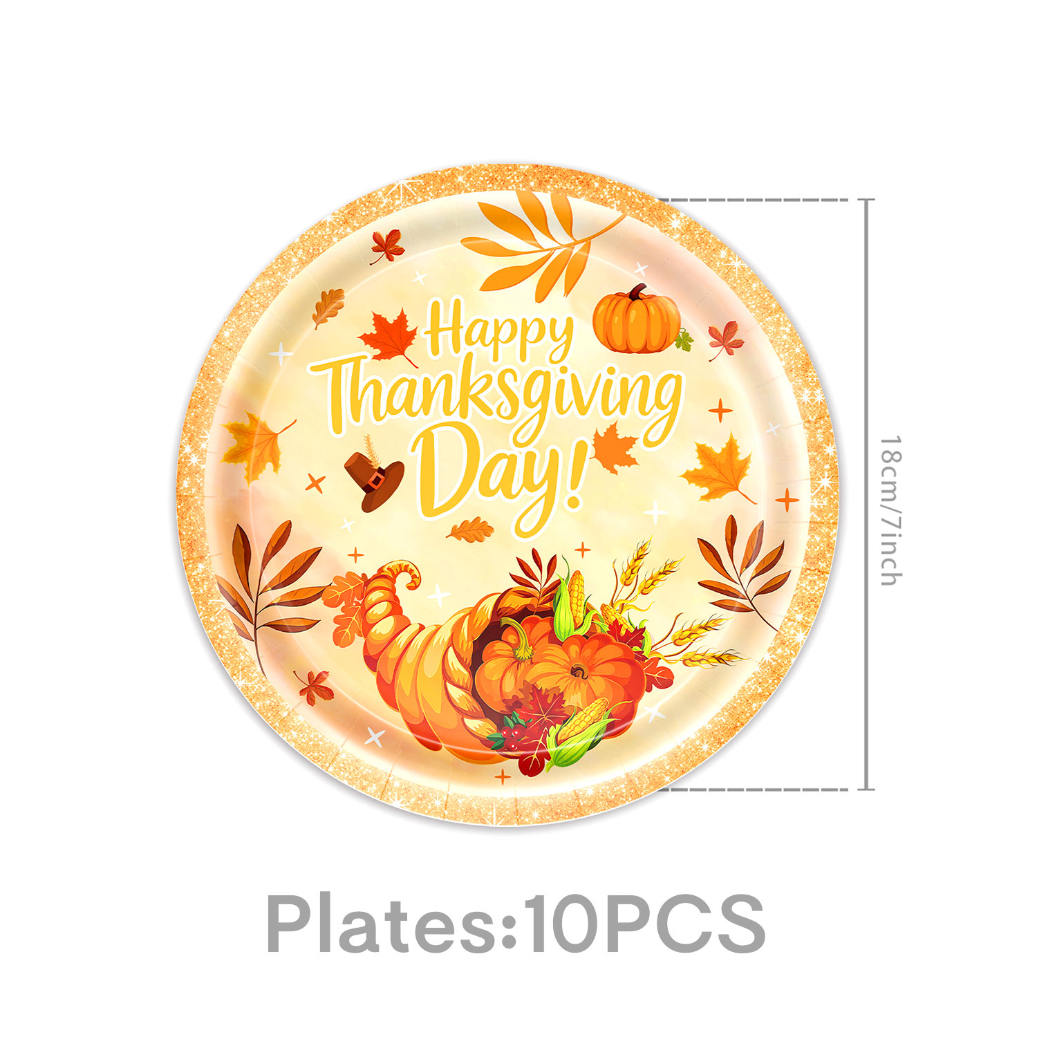 Happy Thanksgiving Disposable  - Table Cloth Disposable recension och pris