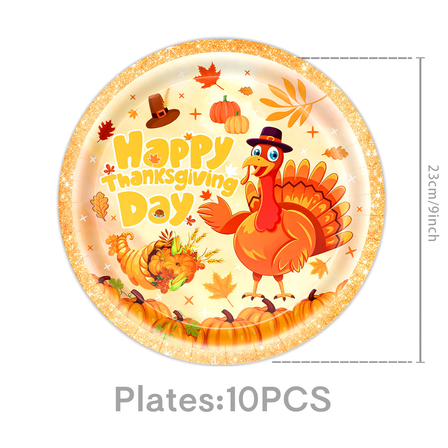 Happy Thanksgiving Disposable  - Table Cloth Disposable recension och pris