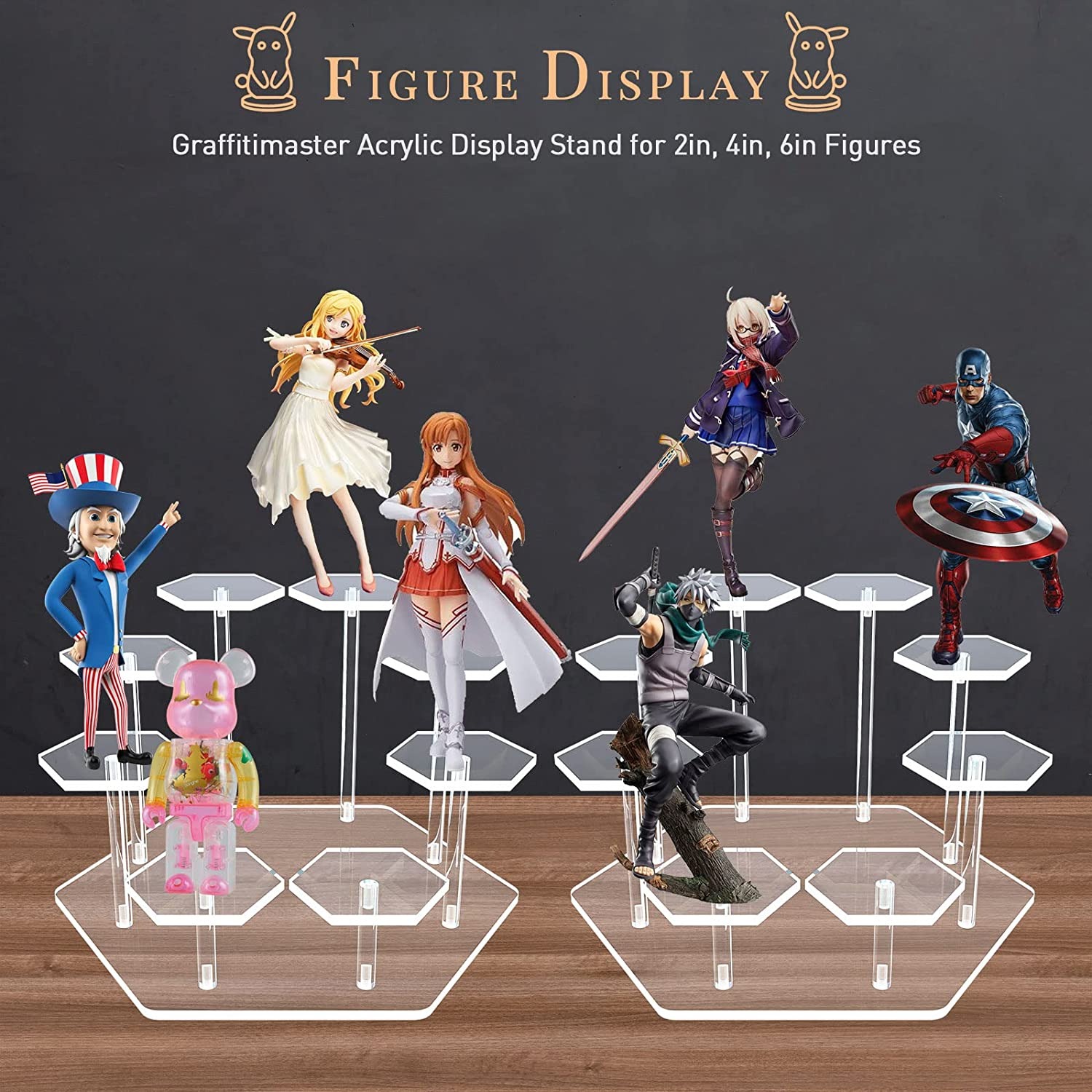 8/9 Tier Acrylic Display Stand - Cupcake Stand Tier recension och pris