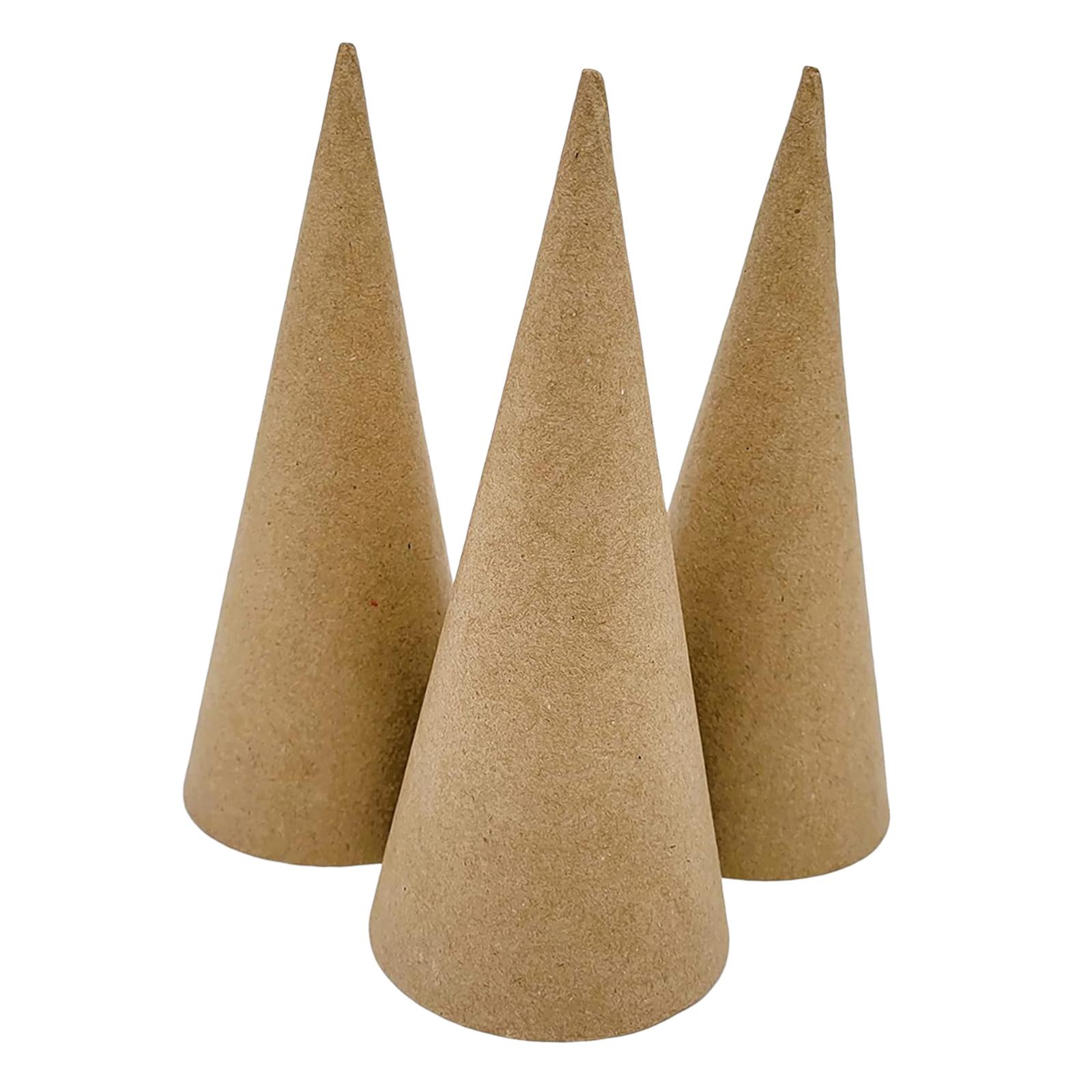 3x Paper Mache Cones, Open Bot - Cotton Candy Cone recension och pris