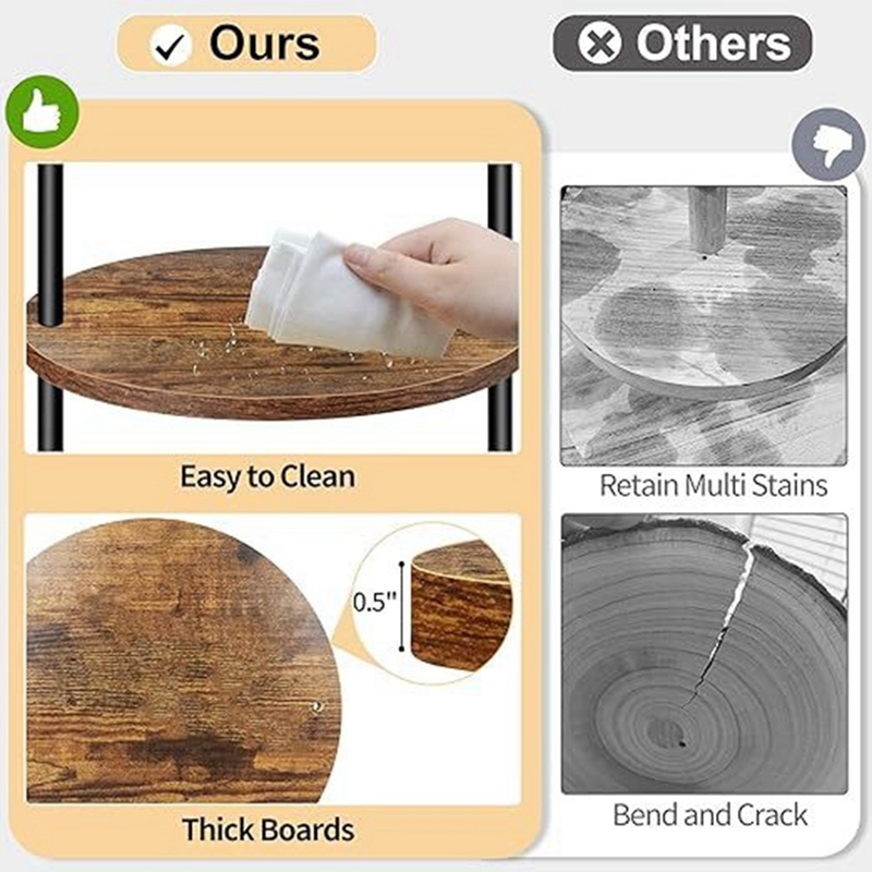 ABLN-Wooden Cupcake Stand Dess - Cupcake Stand Tier recension och pris