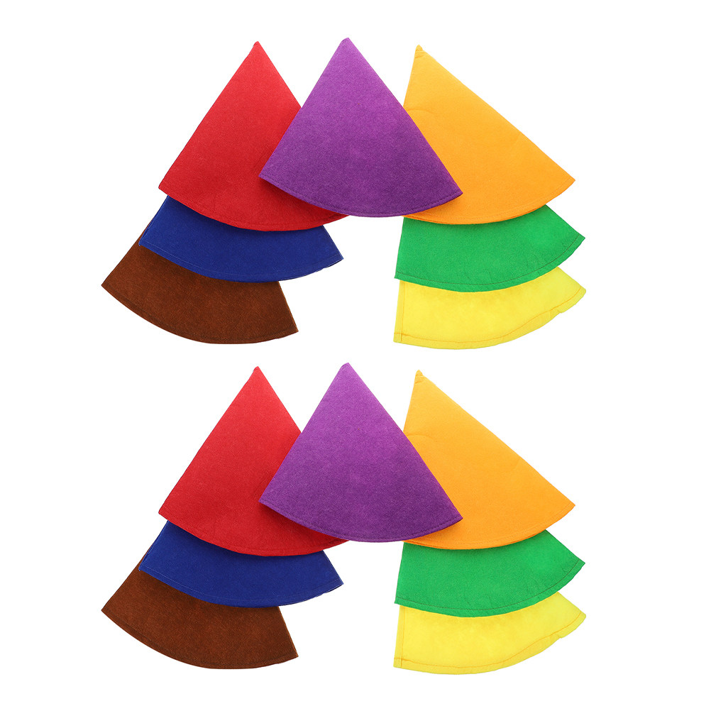 14Pcs Colorful Felt Cone Party - Party Hat Cone recension och pris
