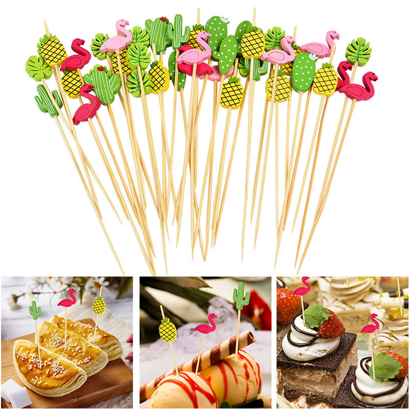 100Pcs Disposable Bamboo Skewe - Centerpiece Stick recension och pris