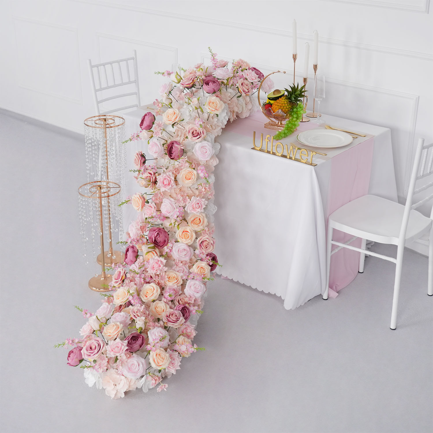 Uflower Luxury Artificial Flow - Flower Wall Panel recension och pris