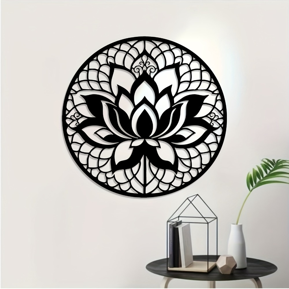 Lumiho Metal Wall Art Lotus Fl - Flower Wall Panel recension och pris