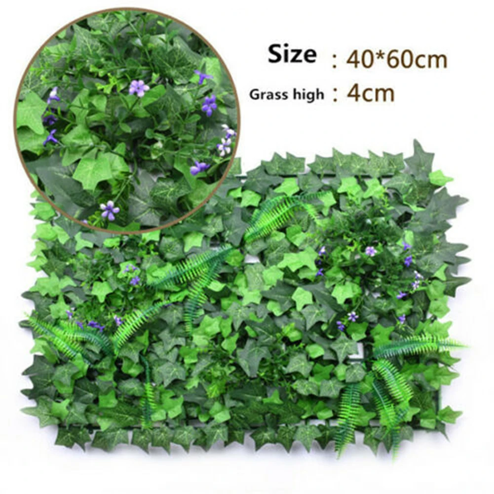 40*60cm Artificial Lawn Plant  - Flower Wall Panel recension och pris