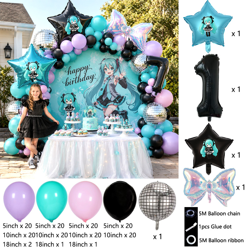 Hatsune Miku Virtual Singer Ba - Balloon Arch Kit recension och pris