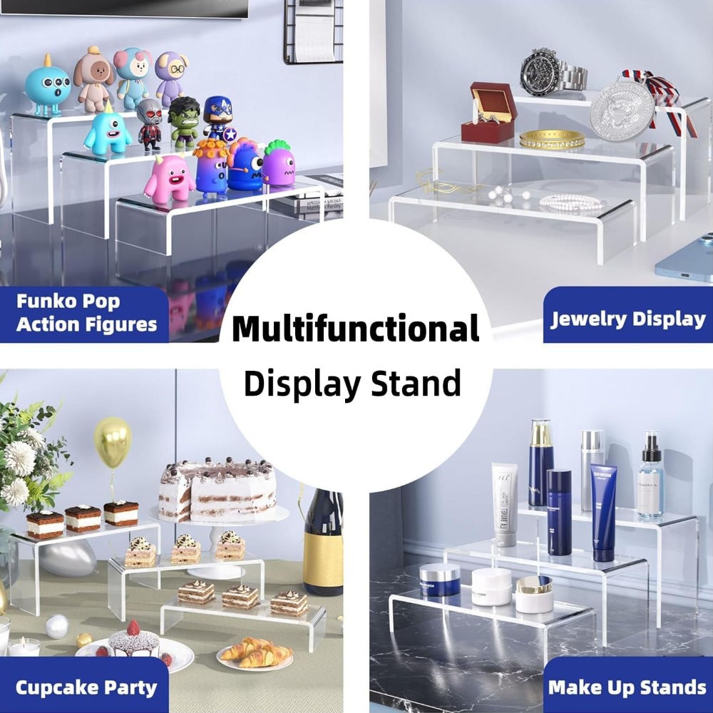 6 Pack Clear Cupcake Display R - Cupcake Stand Tier recension och pris