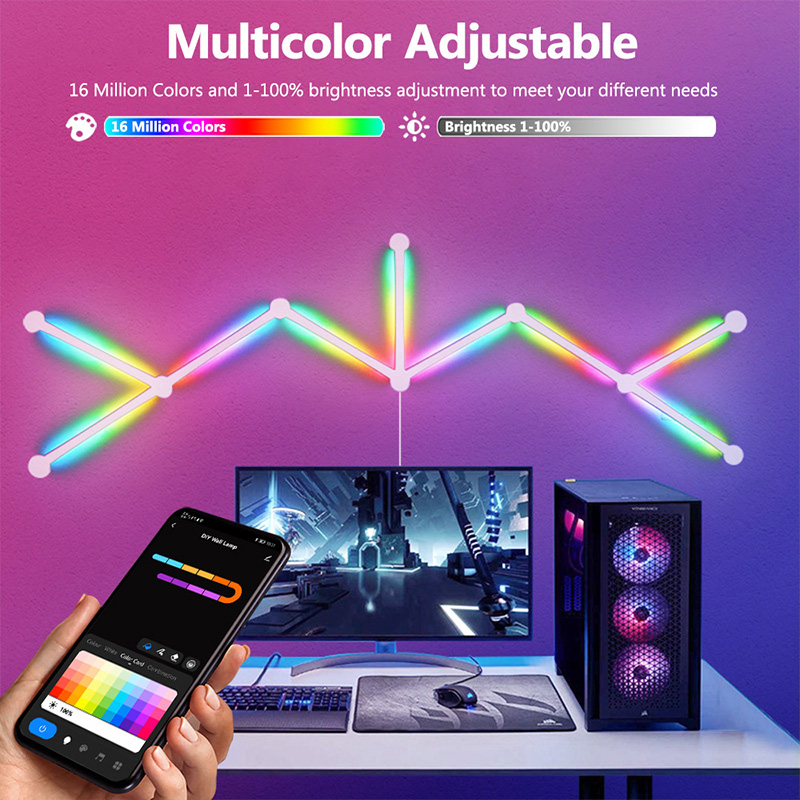 Smart RGB Wall Lamp, Bluetooth - Neon Sign Party recension och pris