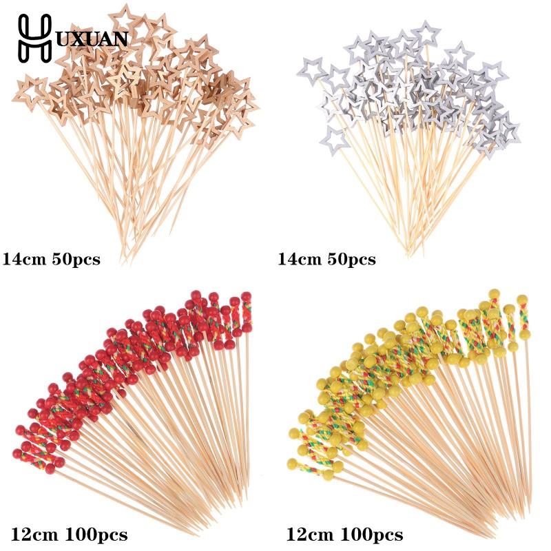 50/100Pcs Star Disposable Bamb - Centerpiece Stick recension och pris