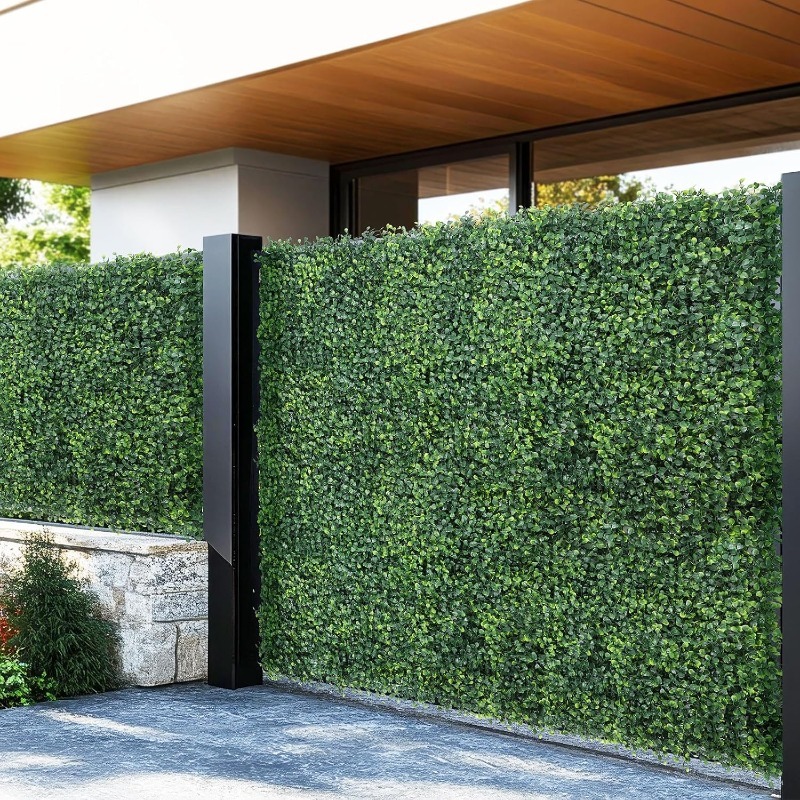 1/3/6Pcs Artificial Plants Gra - Flower Wall Panel recension och pris