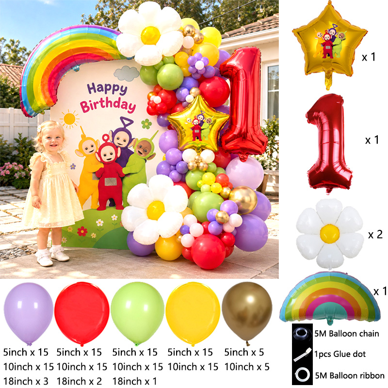Teletubbies Balloon Arch Kit B - Balloon Arch Kit recension och pris
