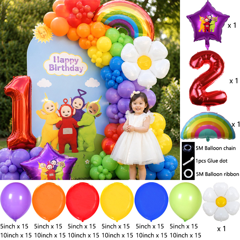 Teletubbies Balloon Arch Kit B - Balloon Arch Kit recension och pris