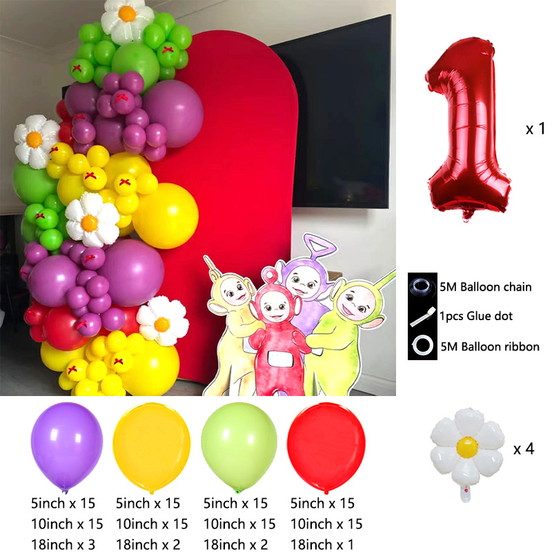 Teletubbies Themed Balloon Arc - Balloon Arch Kit recension och pris