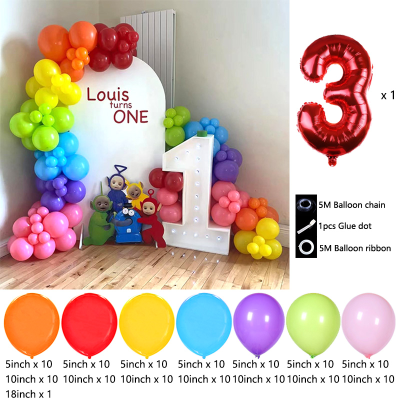Teletubbies Themed Balloon Arc - Balloon Arch Kit recension och pris
