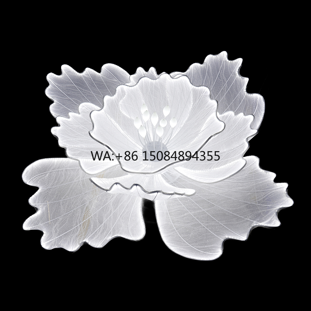 LED Giant White Flower Backdro - Event & Party Supply Photos recension och pris