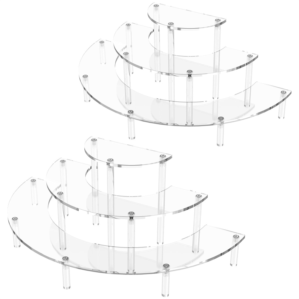 1/2pack Acrylic Display Riser  - Cupcake Stand Tier recension och pris