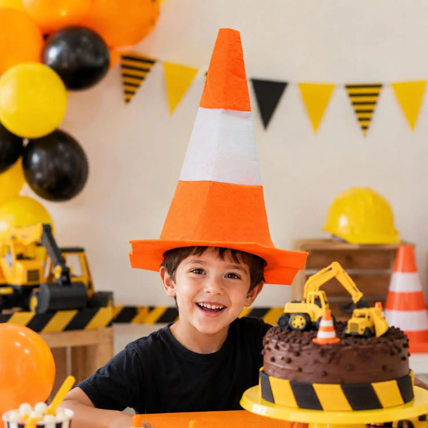 1/3/5Pcs Funny Foldable Traffi - Party Hat Cone recension och pris