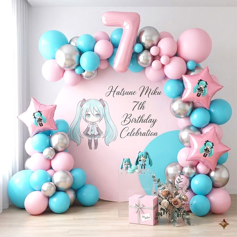 Hatsune Miku Virtual Singer Ba - Balloon Arch Kit recension och pris