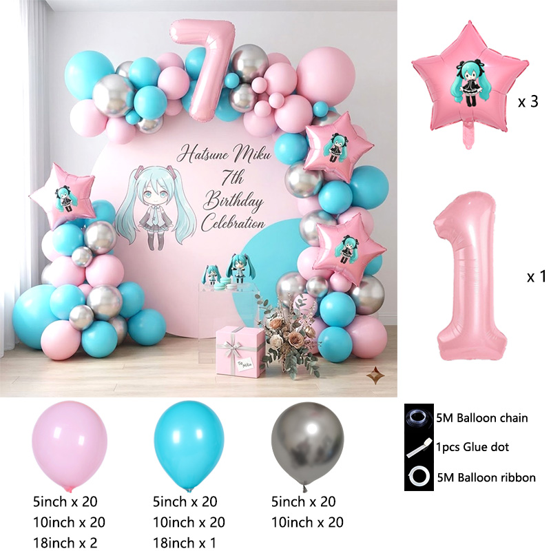 Hatsune Miku Virtual Singer Ba - Balloon Arch Kit recension och pris