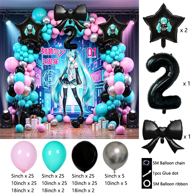 Hatsune Miku Virtual Singer Ba - Balloon Arch Kit recension och pris