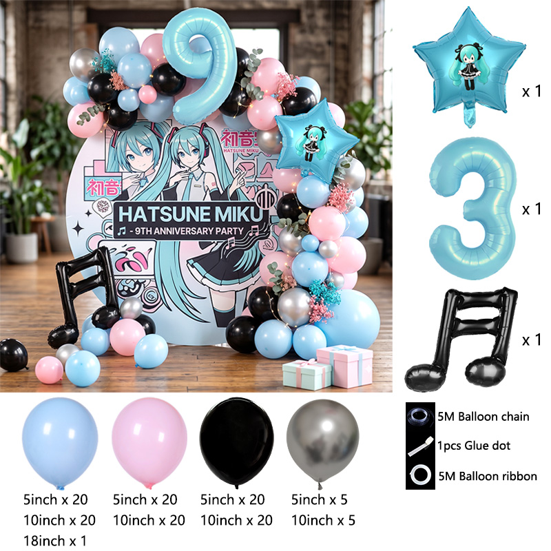 Hatsune Miku Virtual Singer Ba - Balloon Arch Kit recension och pris