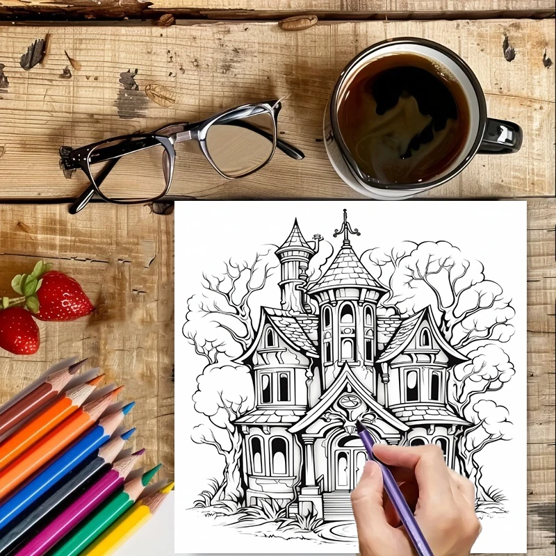 Haunted House Coloring Book fo - Event Supplies recension och pris