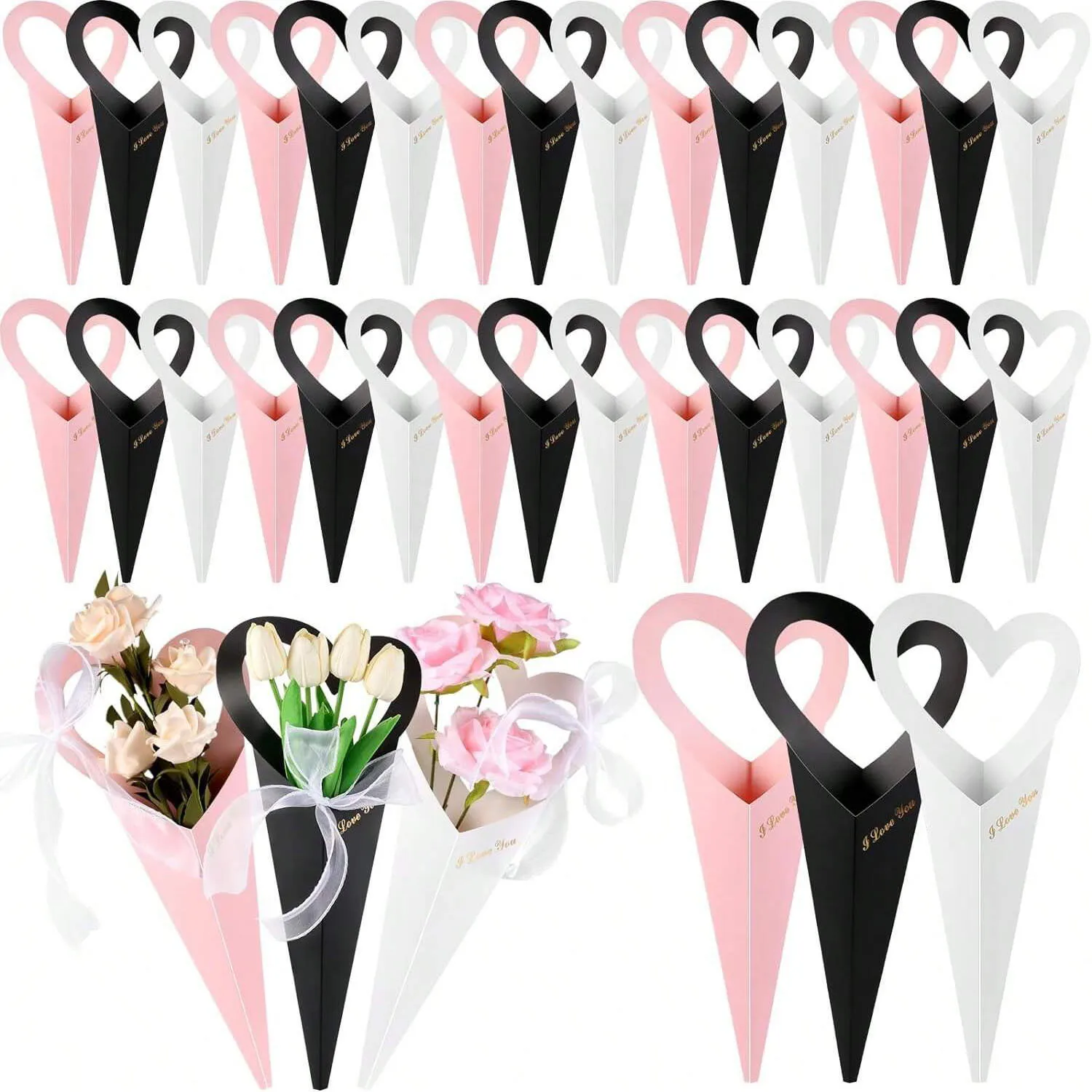12/24/36pcs Bouquet Bag, Suita - Cotton Candy Cone recension och pris
