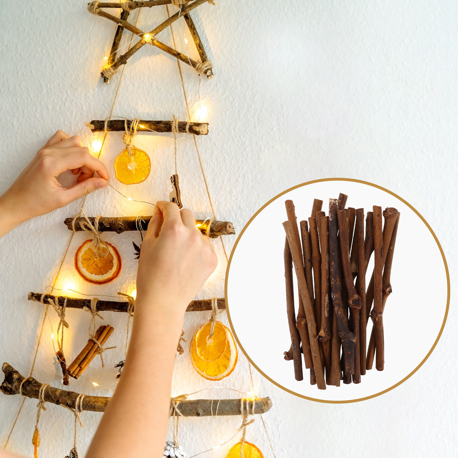 20Pcs Dry Branch Sticks Natura - Centerpiece Stick recension och pris