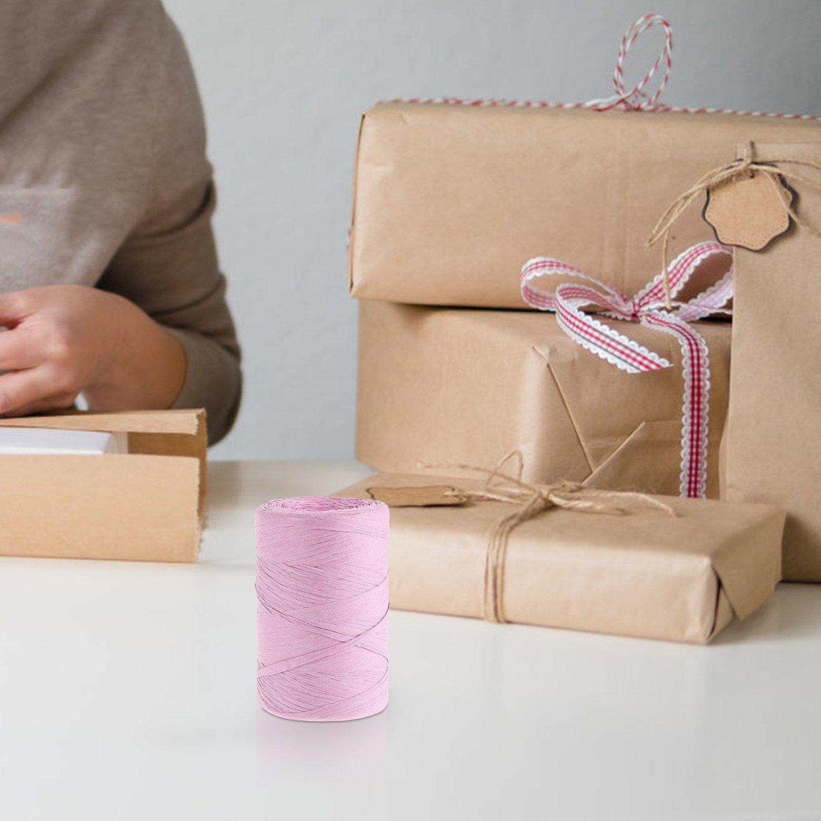 Flat Raffia Paper String Color - Papercraft Supply Ribbon recension och pris
