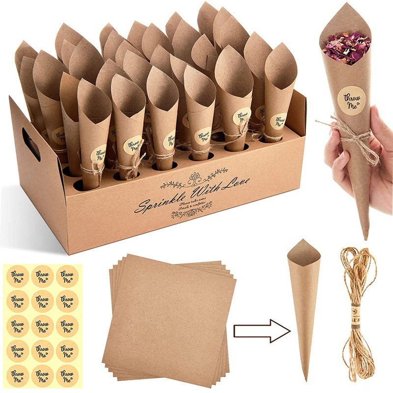 Wedding Confetti Cone Stand Bo - Cotton Candy Cone recension och pris