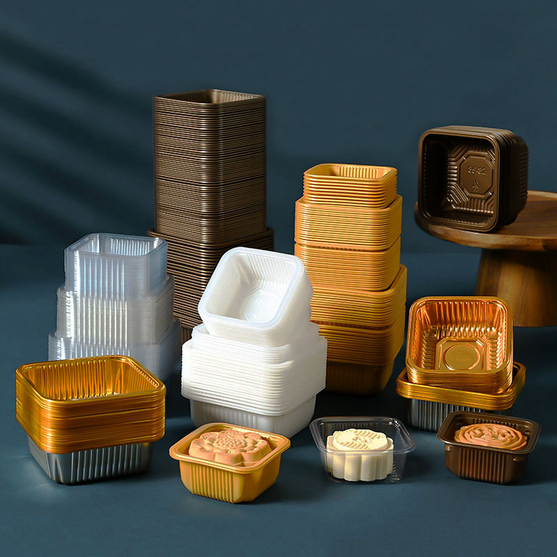 100pcs Mooncake Plastic Tray P - Event Party Box recension och pris