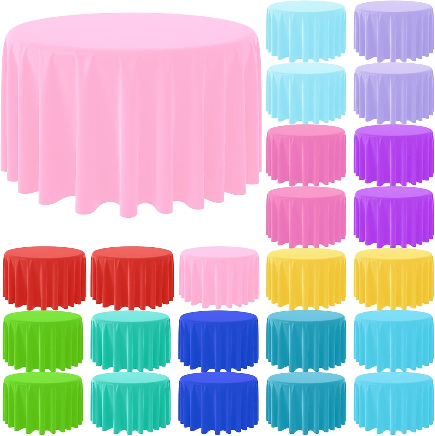 Disposable Round Solid Color T - Table Cloth Disposable recension och pris