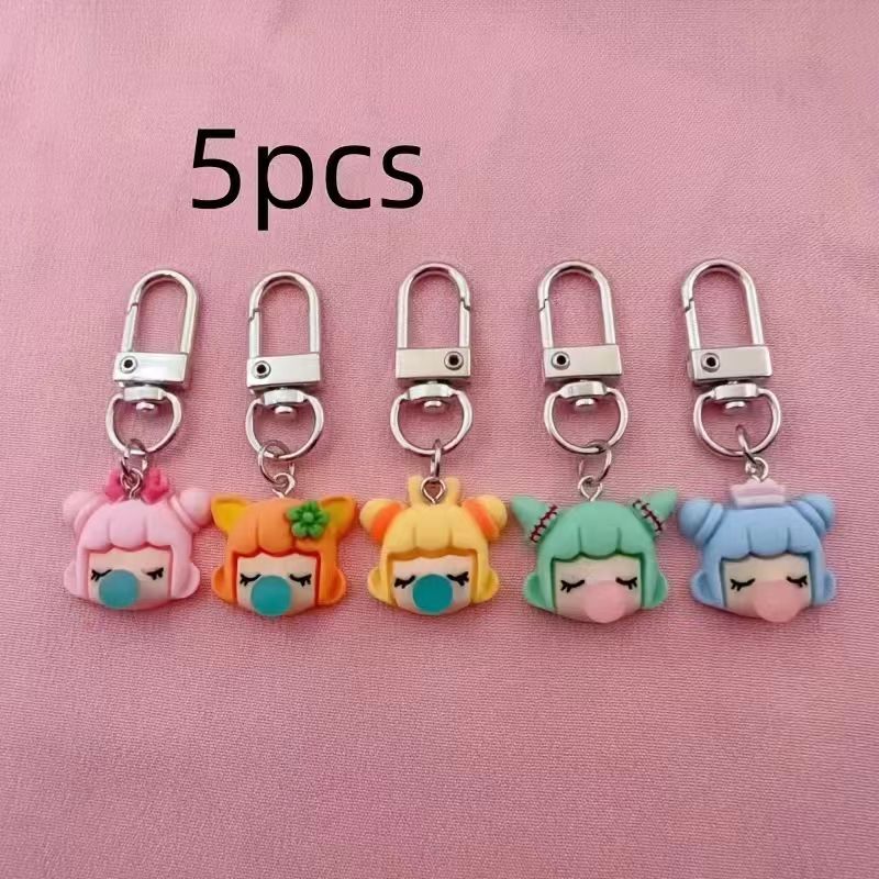 5pcs resin girl keychain, suit - Event Party recension och pris