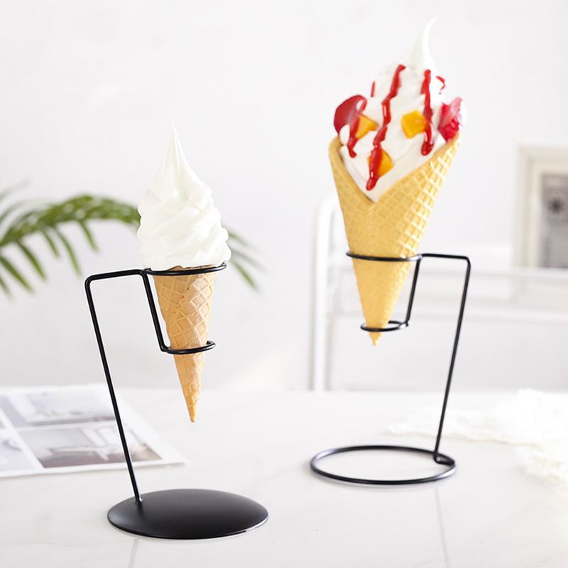 Ice Cream Cone Holder Black Ir - Cotton Candy Cone recension och pris