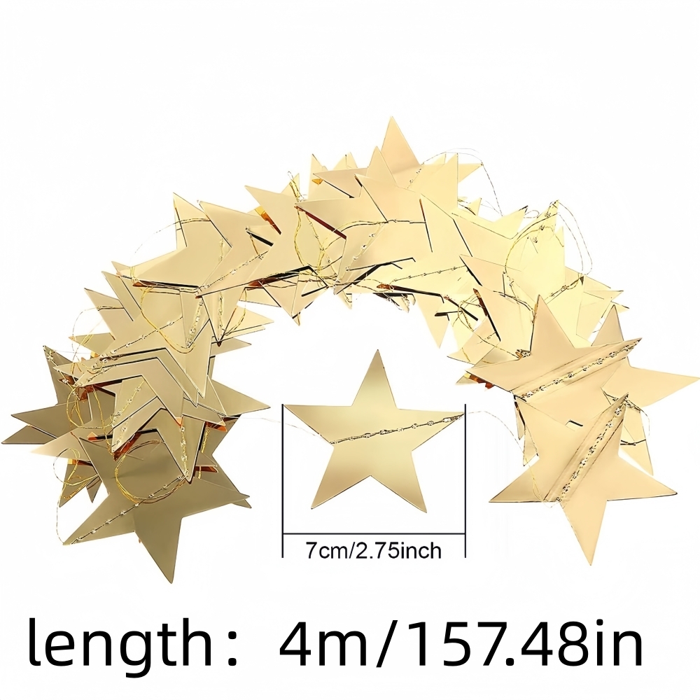 1pc 4m/157.48inch Gold Silver  - Party Banner Gold recension och pris