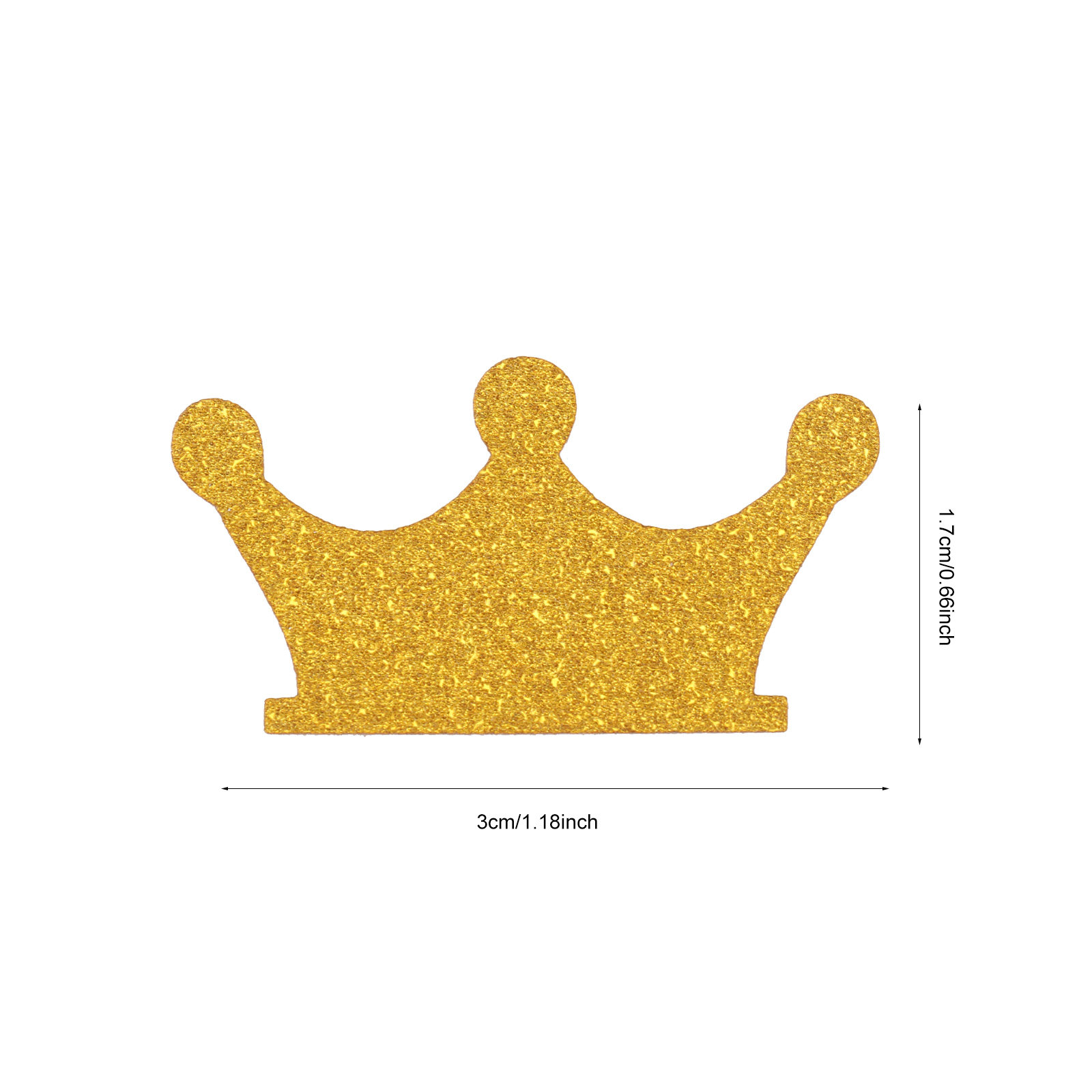 200Pcs Double Sided Crown Conf - Papercraft Supply Confetti recension och pris
