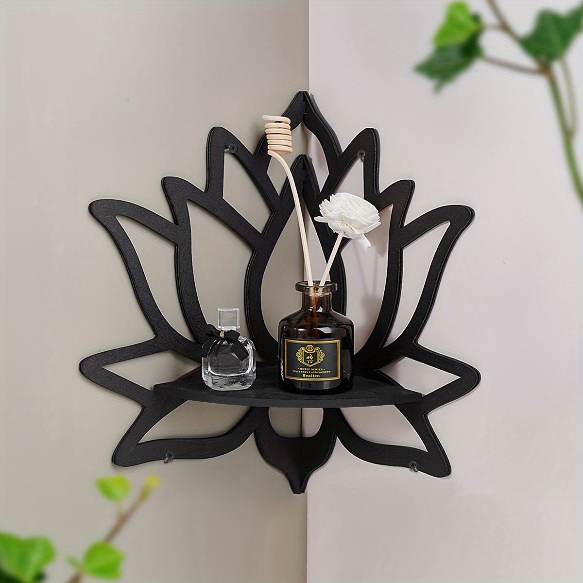 Lotus Corner Floating Shelf, H - Flower Wall Panel recension och pris